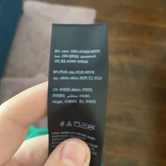 Bebe Green V-Neck Shirred Dress - Picture 11 of 15